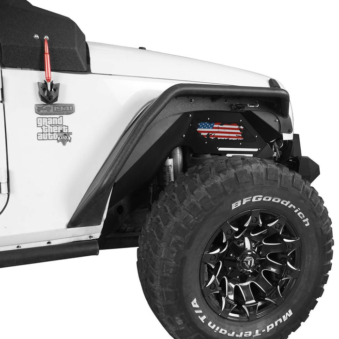 Fender Flares / Front Inner Fender Liners / Rear Inner Fender Liners(07-18 Jeep Wrangler JK)-LandShaker