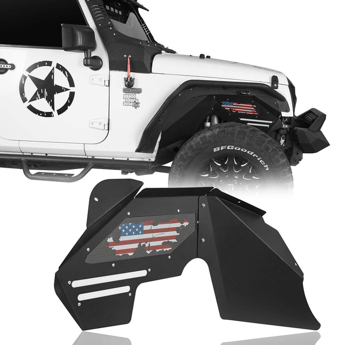 Fender Flares / Front Inner Fender Liners / Rear Inner Fender Liners(07-18 Jeep Wrangler JK)-LandShaker