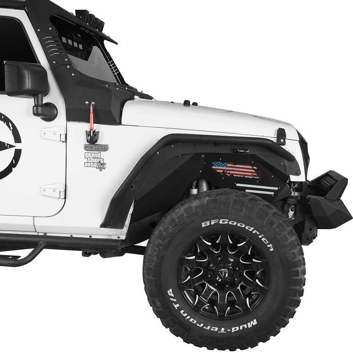 Fender Flares / Front Inner Fender Liners / Rear Inner Fender Liners(07-18 Jeep Wrangler JK)-LandShaker