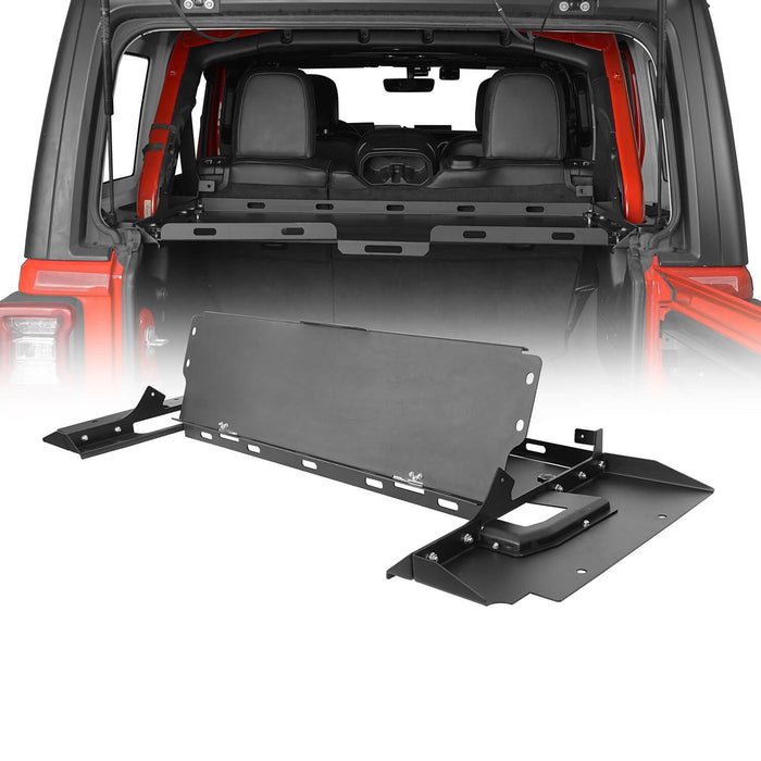 Interior Fold-Up Storage Rack Cargo Rack(18-24 Jeep Wrangler JL 4 Doors Hardtop)-LandShaker