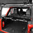 Interior Fold-Up Storage Rack Cargo Rack(18-22 Jeep Wrangler JL 4 Doors Hardtop)-LandShaker