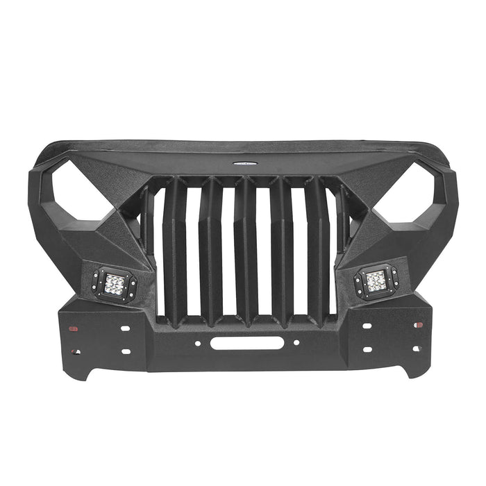 Stubby Mad Max Front Bumper w/Winch plate(20-21 Jeep Gladiator JT)-LandShaker