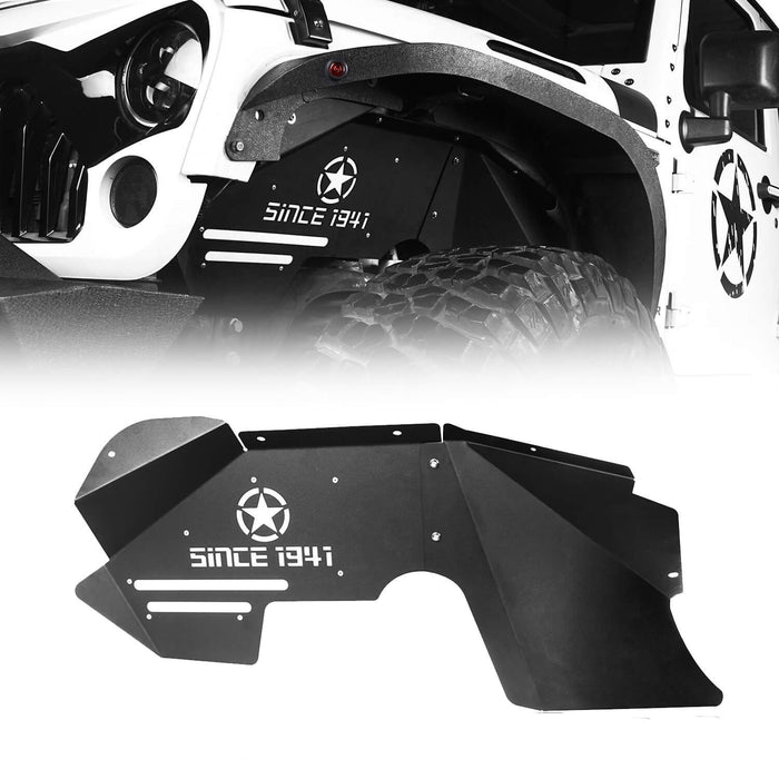 Armour Style Fender Flares / Front Inner Fender Liners / Rear Inner Fender Liners(07-18 Jeep Wrangler JK)-LandShaker