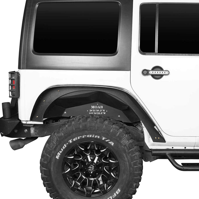 Armour Style Fender Flares / Front Inner Fender Liners / Rear Inner Fender Liners(07-18 Jeep Wrangler JK)-LandShaker