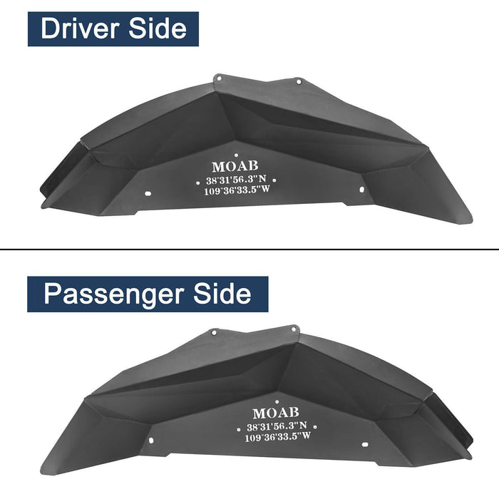 Armour Style Fender Flares / Front Inner Fender Liners / Rear Inner Fender Liners(07-18 Jeep Wrangler JK)-LandShaker