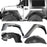 Armour Style Fender Flares / Front Inner Fender Liners / Rear Inner Fender Liners(07-18 Jeep Wrangler JK)-LandShaker
