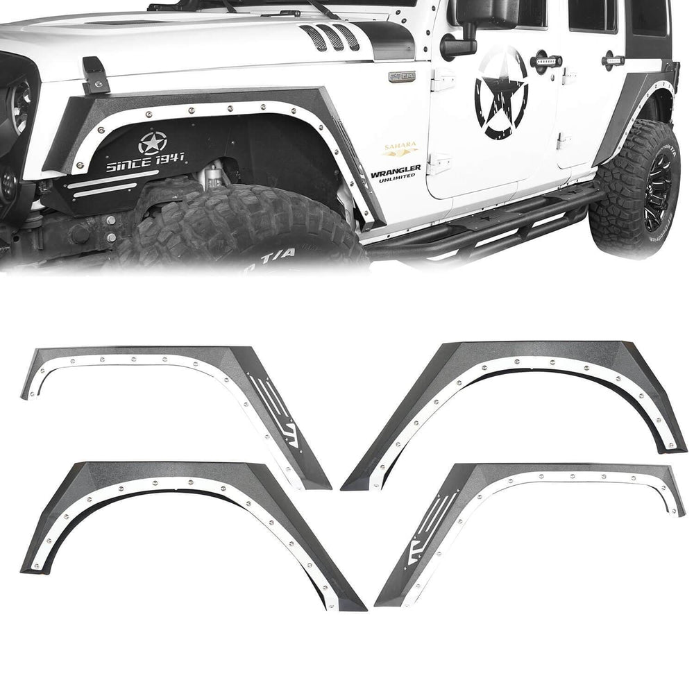 Armour Fender Flares(07-18 Jeep Wrangler JK)-LandShaker
