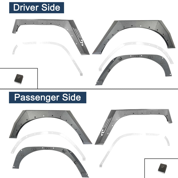 Armour Fender Flares(07-18 Jeep Wrangler JK)-LandShaker