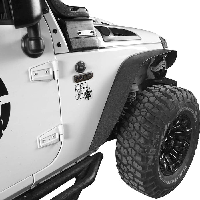 Front & Rear Fender Flares Kit(07-18 Jeep Wrangler JK)-LandShaker