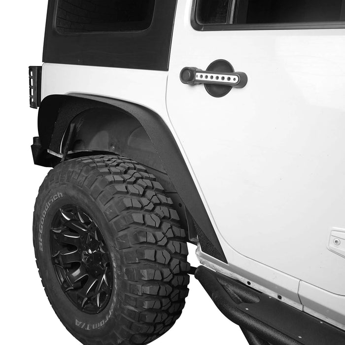 Front & Rear Fender Flares Kit(07-18 Jeep Wrangler JK)-LandShaker
