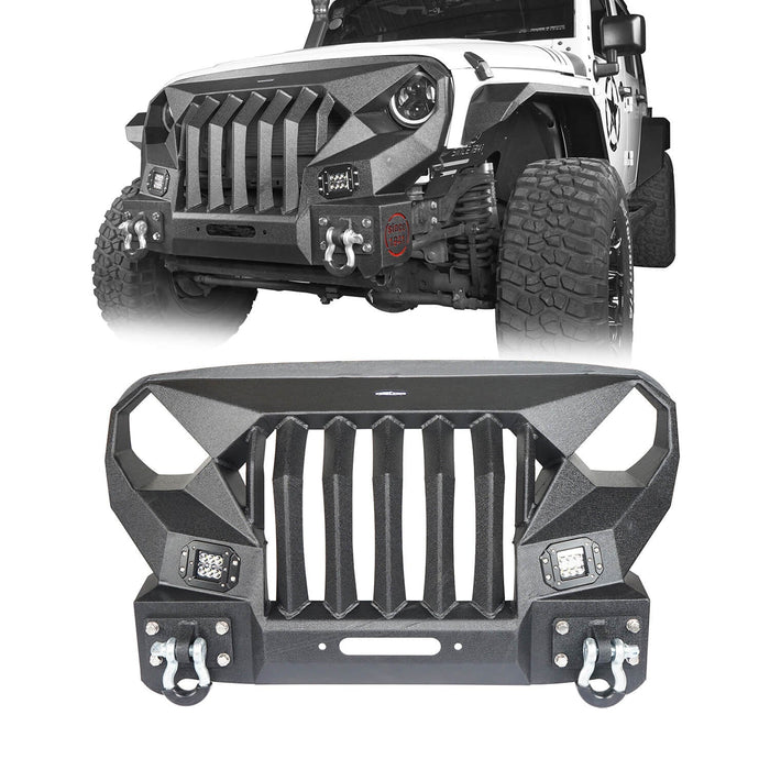 Jeep JK Front Bumper(07-18 Jeep Wrangler JK)-LandShaker