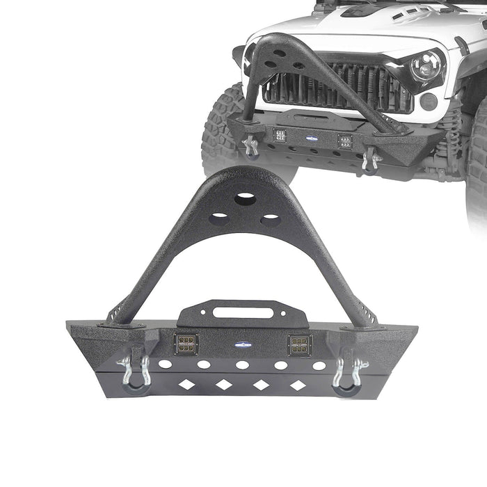 Jeep JK Front Bumper(07-18 Jeep Wrangler JK)-LandShaker