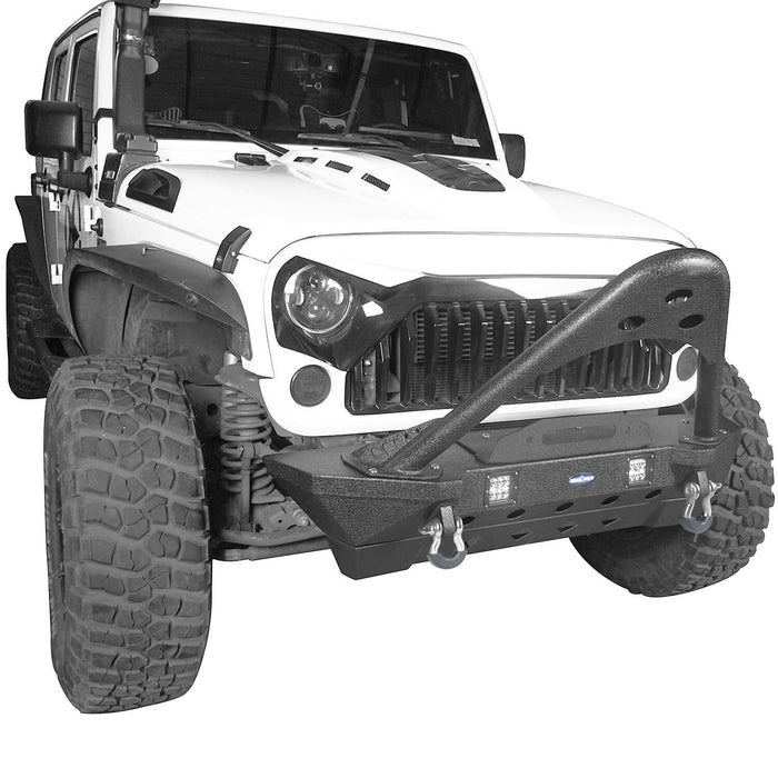 Jeep JK Front Bumper(07-18 Jeep Wrangler JK)-LandShaker
