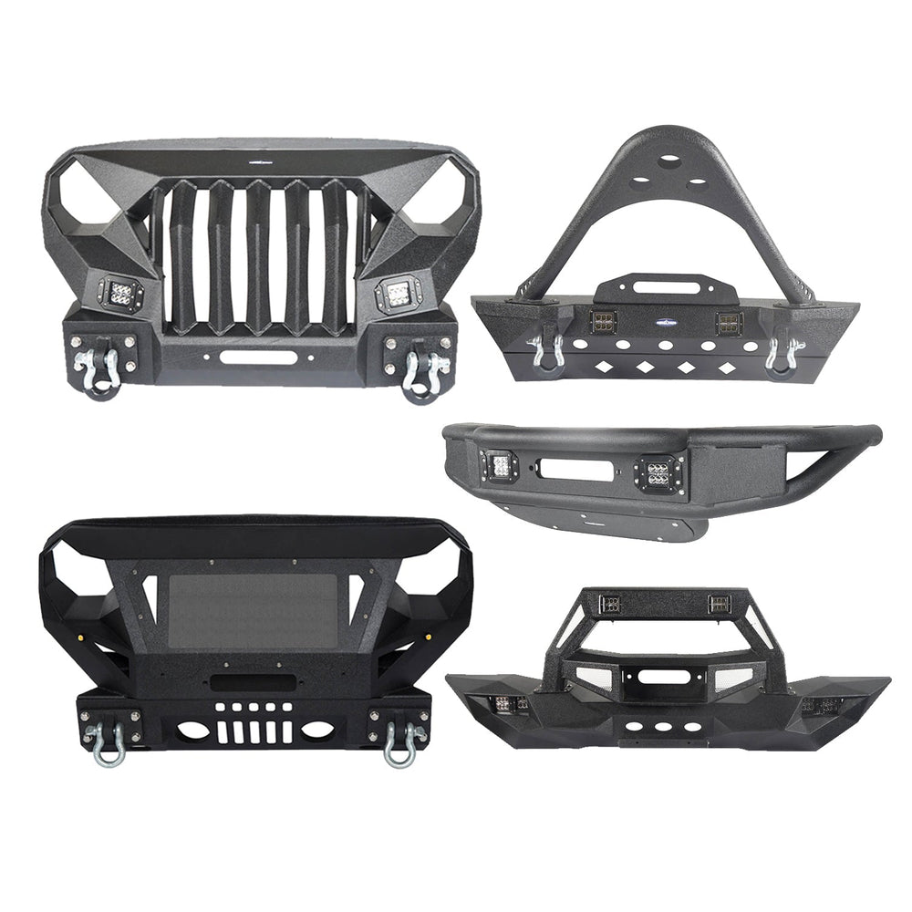 Jeep JK Front Bumper(07-18 Jeep Wrangler JK)-LandShaker
