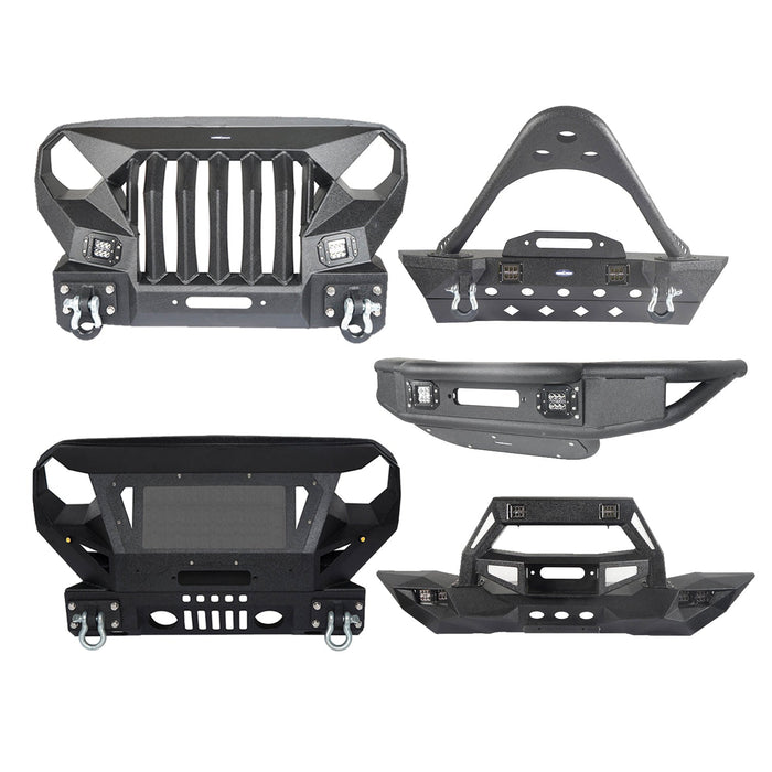 Jeep JK Front Bumper(07-18 Jeep Wrangler JK)-LandShaker