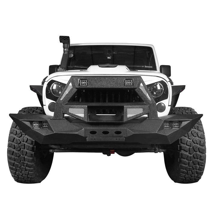 Jeep JK Front Bumper(07-18 Jeep Wrangler JK)-LandShaker
