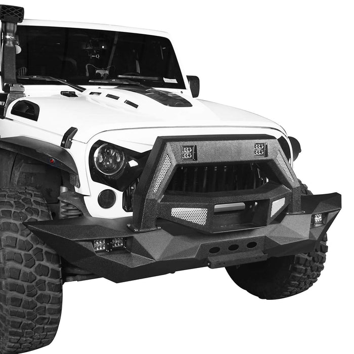 Jeep JK Front Bumper(07-18 Jeep Wrangler JK)-LandShaker
