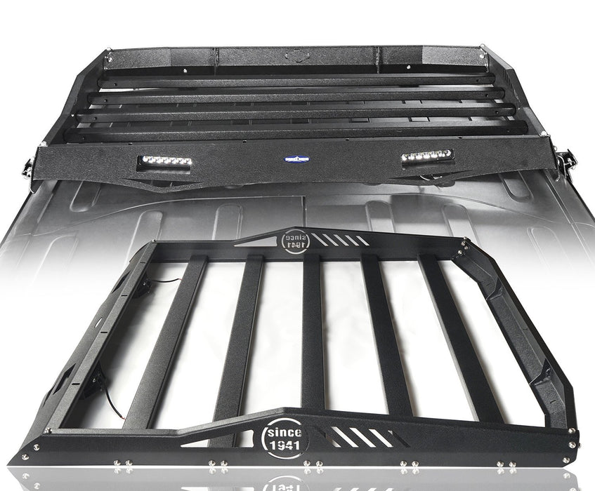 Hard Top Rear Roof Rack Cargo Carrier Basket(07-18 Jeep Wrangler JK 4 Doors)-LandShaker