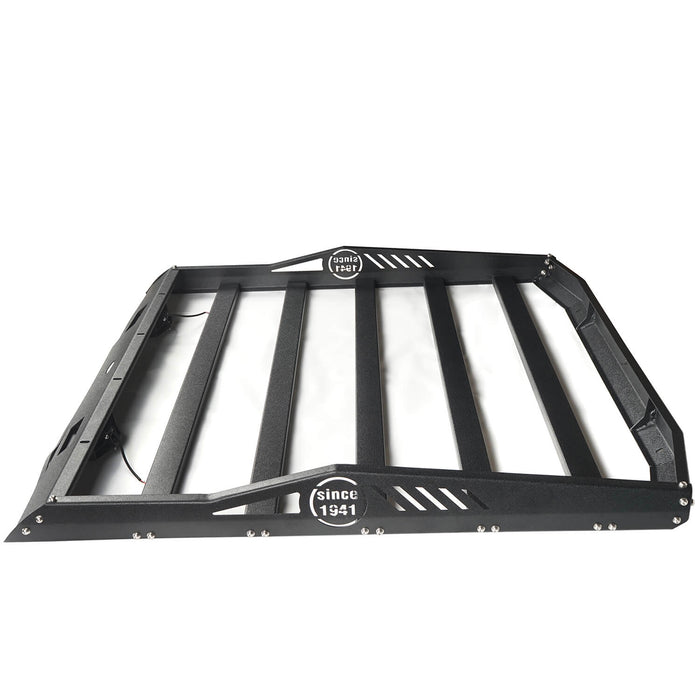 Hard Top Front Roof Rack Cargo Carrier Basket(07-18 Jeep Wrangler JK 4 Doors)-LandShaker