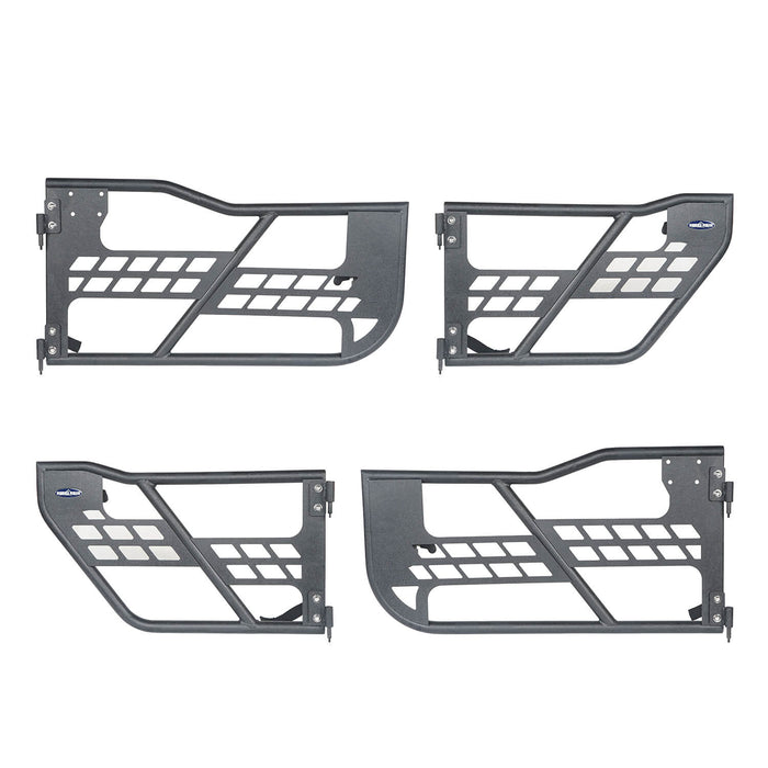 Running Boards 4 Door & Tubular Half Doors Combo(07-18 Jeep Wrangler JK)-LandShaker