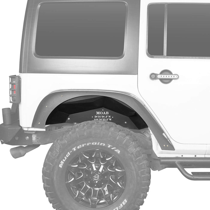 Shark Grille & Inner Fender Liners Kit(07-18 Jeep Wrangler JK)-LandShaker