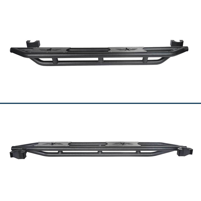 Star Side Steps Running Boards(07-18 Jeep Wrangler JK 4 Door)-LandShaker