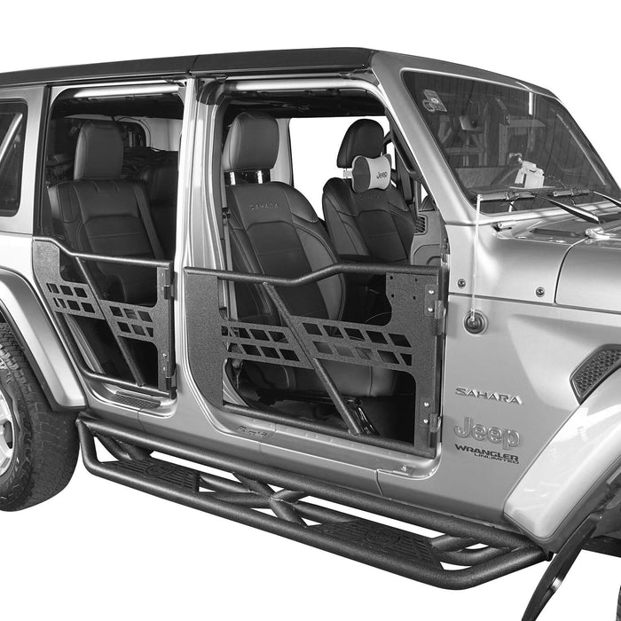 4 Door Tubular Door & Running Boards(18-23 Jeep Wrangler JL)-LandShaker