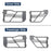 4 Door Tubular Door & Running Boards(18-24 Jeep Wrangler JL)-LandShaker