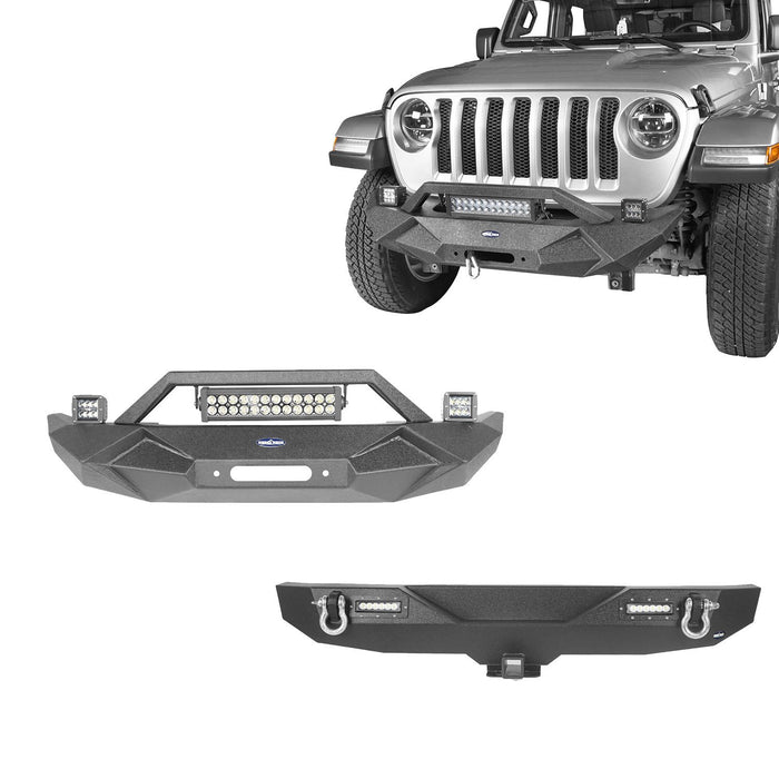 Front Bumper & Rear Bumper(18-22 Jeep Wrangler JL)-LandShaker