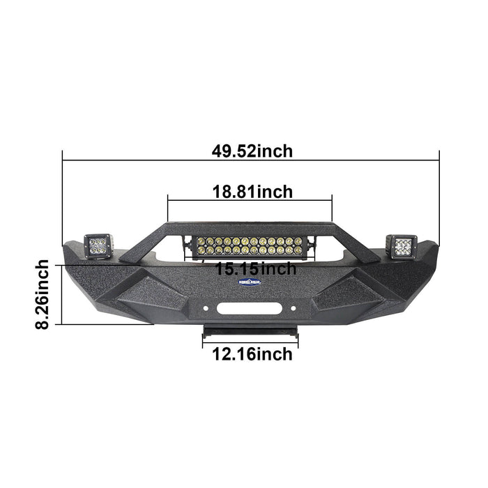 Front Bumper & Rear Bumper(18-22 Jeep Wrangler JL)-LandShaker