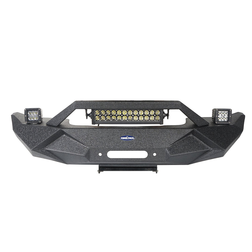 Blade Master Front Bumper w/Winch Plate & Light Bar(18-21 Jeep Wrangler JL)-LandShaker