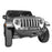 Blade Master Front Bumper w/Winch Plate & Light Bar(18-21 Jeep Wrangler JL)-LandShaker