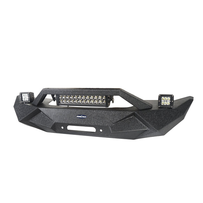 Blade Master Front Bumper w/Winch Plate & Light Bar(18-21 Jeep Wrangler JL)-LandShaker