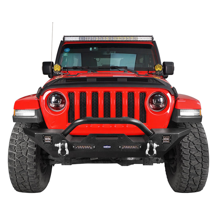 Jeep Wrangler JL Mid Width Different Trail Front Bumper BXG.3018-1 2