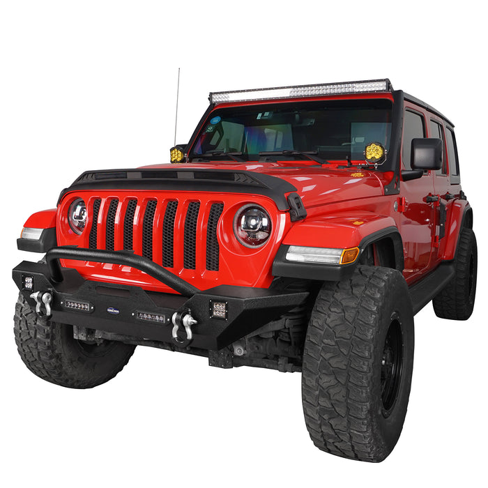 Jeep Wrangler JL Mid Width Different Trail Front Bumper BXG.3018-1 3