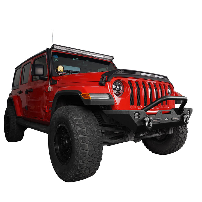 Jeep Wrangler JL Mid Width Different Trail Front Bumper BXG.3018-1 4