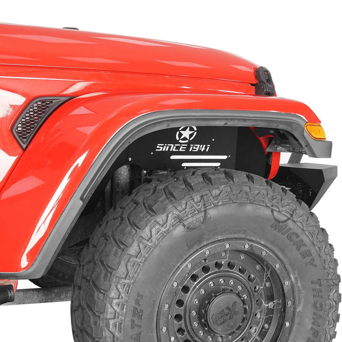 Front Inner Fender Liners Steel(18-23 Jeep Wrangler JL)-LandShaker