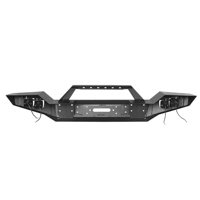Full Width Front Bumper w/Winch Plate(18-23 Jeep Wrangler JL)-LandShaker