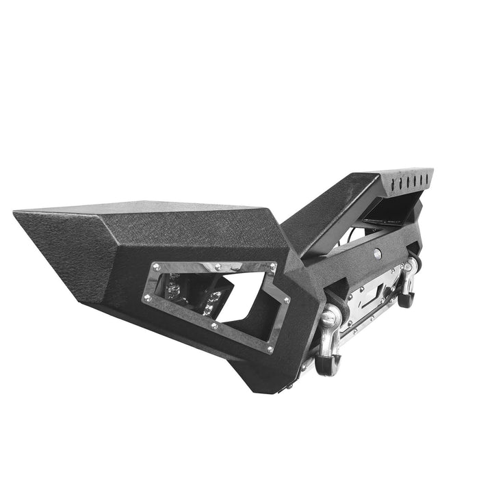 Full Width Front Bumper w/Winch Plate(18-23 Jeep Wrangler JL)-LandShaker