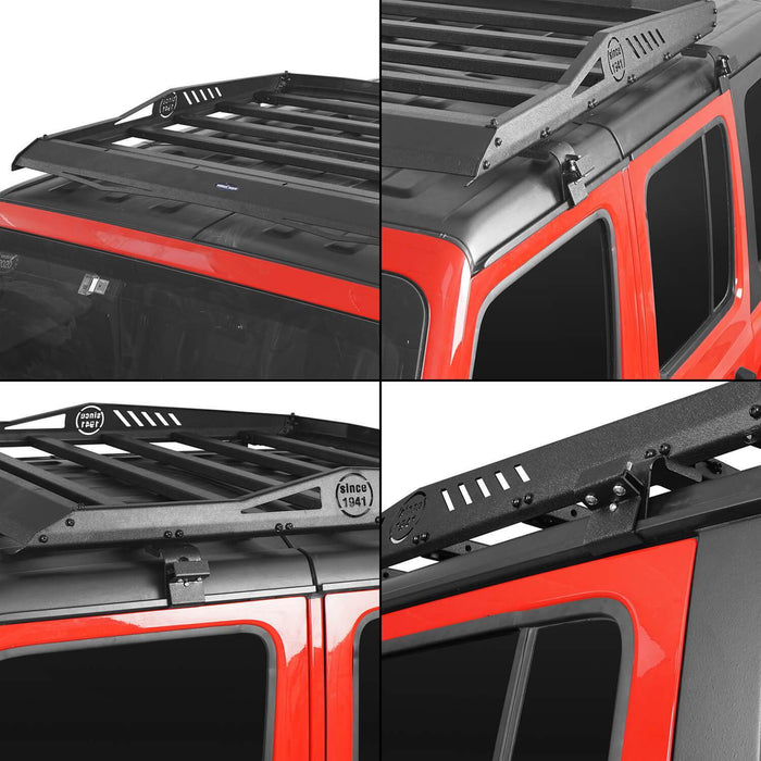 Hard Top Roof Rack Cargo Carrier Basket(18-23 Jeep Wrangler JL 4 Doors)-LandShaker