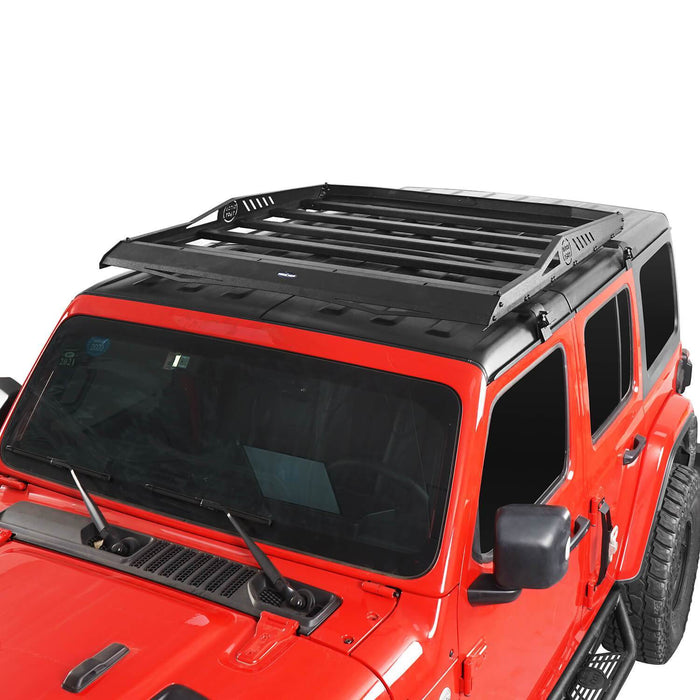 Hard Top Roof Rack Cargo Carrier Basket(18-23 Jeep Wrangler JL 4 Doors)-LandShaker