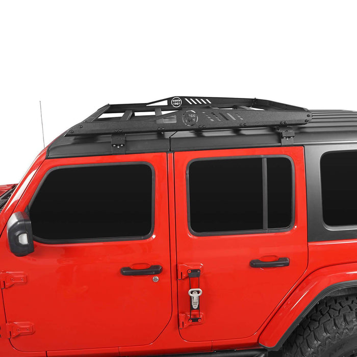 Hard Top Roof Rack Cargo Carrier Basket(18-23 Jeep Wrangler JL 4 Doors)-LandShaker