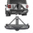 JL Rear Bumper w/Tire Carrier & LED Floodlights(18-23 Jeep Wrangler JL)-LandShaker