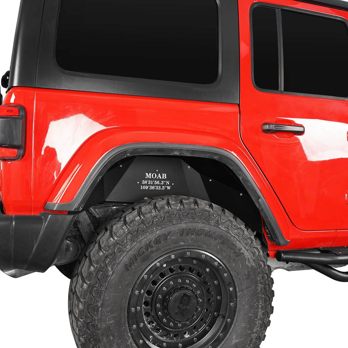 Rear Inner MOAB Fender Liners(18-23 Jeep Wrangler JL)-LandShaker