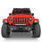Rock Crawler Stubby Front Bumper w/LED Spotlight Bar(18-21Jeep Wrangler JL & 20-22Gladiator JT)-LandShaker