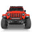 Rock Crawler Stubby Front Bumper w/LED Spotlight Bar(18-24Jeep Wrangler JL & 20-24Gladiator JT)-LandShaker