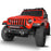 Rock Crawler Stubby Front Bumper w/LED Spotlight Bar(18-24Jeep Wrangler JL & 20-24Gladiator JT)-LandShaker