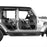 4-Door Hard Top Roof Rack & Tubular Half Doors(20-23 Jeep Gladiator JT)-LandShaker