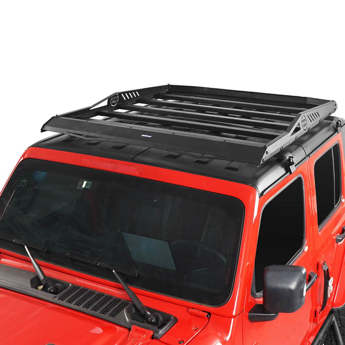 4-Door Hard Top Roof Rack & Tubular Half Doors(20-23 Jeep Gladiator JT)-LandShaker