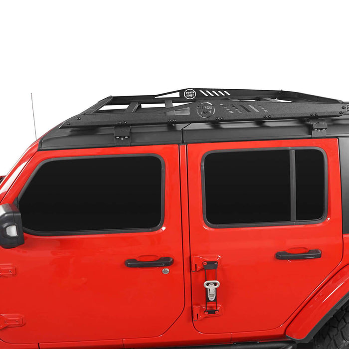 4-Door Hard Top Roof Rack & Tubular Half Doors(20-23 Jeep Gladiator JT)-LandShaker